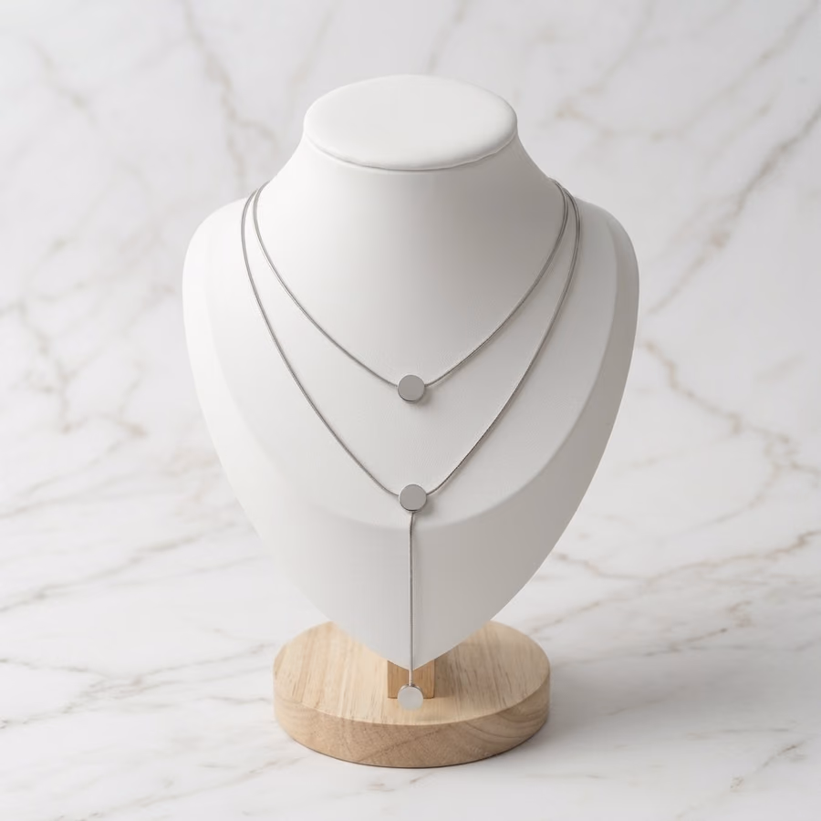 Сребрени дискови (Silver Discs Neckles)