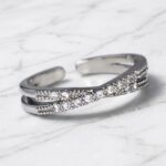 Сребрена хармонија (Criss Cross Sparkle Ring)